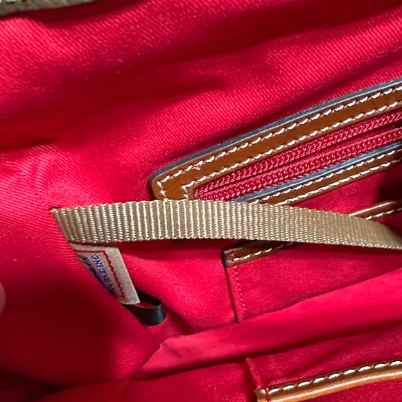 Dooney & Bourke Tan Leather Satchel - Picture 5 of 10